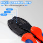 Pince à sertir solaire pour câble photovoltaïque de panneau solaire de 2,5/4,0/6,0 mm² (Solar crimping pliers)