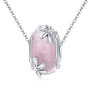 Perle Fleur en Verre Murano pour Bracelet Pandora – Charm Rose en Argent 925, Cadeau pour Maman ou Amie