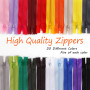 RZKJ-SHOP Fermeture Éclair Colorée en Nylon Couture, 100pcs/30cm Fermetures à Glissière Bobine Tirettes Accessoire pour Tailor D