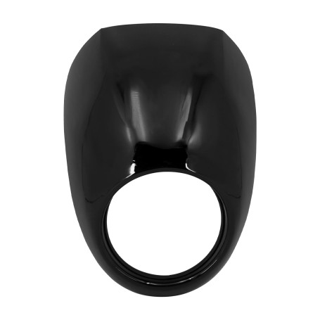 HDBUBALUS Capuchon de carénage de phare avec support de montage pour Harley XL883 XL1200 Noir brillant