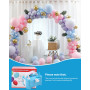 Pompe à Ballons électrique,Gonfleur Ballon Electrique,Pompe à Ballons électrique pour Les Ballons de Mariage, Gonfleur Ballon Ba
