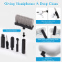 Kit de nettoyage de clavier 22 en 1 avec Wrist Rest - Matériau élastique souple - Kit de nettoyage pour écouteurs AirPods - Desi