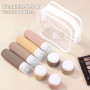 Lot de 8 Flacon Voyage kit, Contenant Voyage à Remplir 30/90ml,Flacon Voyage Silicone Réutilisable et Étanche Contenant de Boute