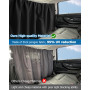 Fenêtre Occultante Protection Solaire Rideau De Séparation Voiture 3 Pièces Set 2 Rideaux D'occultation Avant & Arrière + 1 Pare