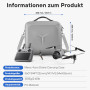 STARTRC PHOTO Mavic 4 Pro Case, Sac en PU pour DJI Mavic 4 Pro Fly More Combo avec contrôleur RC 2 Rangement de Voyage pour Acce