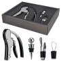 Tire-Bouchons, GWCLEO Luxe Compacte Ouvre-Bouteilles avec Coupe-Capsule Intégré, Ensembles d'accessoires pour vin avec Bouchon e