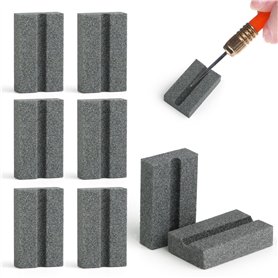 Lot de 100 bandes abrasives pour perceuse à ongles grain 240 - Bandes abrasives fines - Grain 240# - Rose - Avec embouts de mand