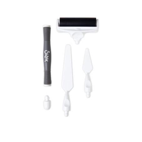 Sizzix Ensemble d'outils de Bricolage Couteau à Palette et Rouleau Brayer | Set pâtes