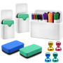 TEBOKHAD 3 Pièces Porte-Stylos Magnétiques
