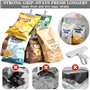 Muyohix Pince Sachet Alimentaire Inoxydable, 12PCS Fermeture Sachet Alimentaire Réutilisables 77 mm, Clips de Fermeture Métalliq