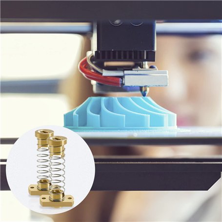 NUZAMAS Lot de 50 vis auto-perceuses en acier inoxydable 304 avec rondelle pour bois, métal 4,2 x 32 mm