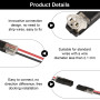 Connecteur à Double Fil Avec Boucle De Verrouillage, 12 Pièces 2 Broches Connecteur De Fil Electriques, Connecteur à épissure Ra