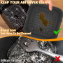2 Pièces Moule Silicone Air Fryer,Air Fryer Accessoires pour Ninja MAX PRO AF180EU Philip XL 6.2L, Air Fryer AF140EU 4.7L, Moule