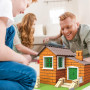 Buroku - Jeu de Construction de Maison en Briques | 304 Pièces en Plastique ABS Sûr pour Les Enfants | Améliore Les Compétences 