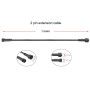 SUBOSI 2 Broches 3M Cable de extensión de Broches Câble extension étanche Para Luces de cubierta,Cable de extensión Para Luces L