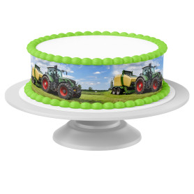 Ruban tracteur comestible - 4 pièces de 24cm x 5cm pour des gâteaux jusqu'à 30 cm à manger avec - décoration créative pour gâtea Ruban tracteur comestible - 4 pièces de 24cm x 5cm pour des gâteaux jusqu'à 30 cm à manger avec - décoration créative pour gâtea