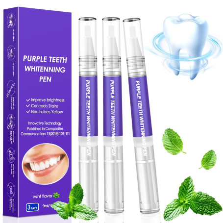 3 Pièce Stylo Blanchiment Dents - Teeth Whitening