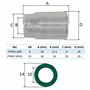 ELCAN Consommables et accessoires professionnels pour torche de soudage TIG série WP 17 18 26 avec buses en céramique, buses, co