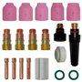 ELCAN Consommables et accessoires professionnels pour torche de soudage TIG série WP 17 18 26 avec buses en céramique