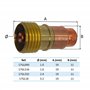 ELCAN Consommables et accessoires professionnels pour torche de soudage TIG série WP 17 18 26 avec buses en céramique, buses, co