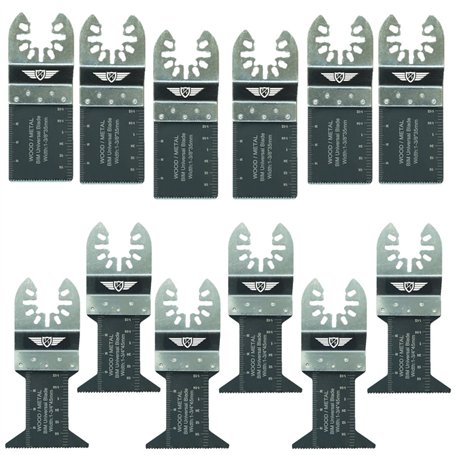 12 x TopsTools FAK12BMX lames bimétalliques à ajustement rapide compatibles avec Dewalt Stanley Black et Decker Bosch Fein (non