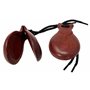 Castagnettes pour Danse Flamenco JALE 105-5 Bois Acajou Instrument Percussion Musique Bâtons Flamenca - rockmusic