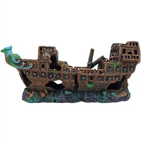 MEIZI Décoration A'aquarium 24x10x7CM Grand Taille Décoration Fish Tank en Résine Accessoires A'aquarium Utilisées pour Décorer