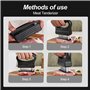 SHUOHONG Attendrisseur de Viande mit Stainless Steel Meat Tenderizer Needle, Facile à Nettoyer Marteau Viande, Outil D’attendris