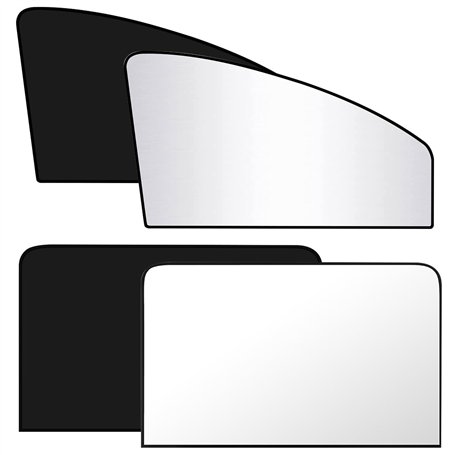 FuxFuis 4PCS Pare Soleil Voiture Magnétique