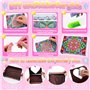 Cadeau Fille 7 8 9 10 11 Ans, Boîte à Bijoux Diamond Painting Enfant, Kit Loisir Creatif, Idée Cadeau Anniversaire Filles 5-12 A