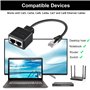 Répartiteur Ethernet RJ45 1 vers 2 adaptateur réseau haut débit mâle vers double femelle connecteur Internet LAN Socket Switch p