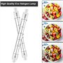 iJiZuo Lot de 5 R7S Ampoule Halogène 118mm 160W 230V, Dimmable Ampoule Halogène Crayon Blanc Chaud 2800K pour Spot de Bâtiment,