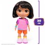 Dora - Poupée Chante Et Explore - Figurine Interactive 30 Cm - 1 Figurine 7 Accessoires 2 Chansons & 10 Sons - Bilingue Français