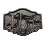 Xwest Longhorn Cowboy Cowgirl Bull Rodeo Western Texas Belt Buckle Boucle de ceinture