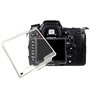 FANZR Lot de 2 coques de protection d'écran LCD pour appareil photo Nikon D7000 SLR Transparent ABS Remplace BM-11