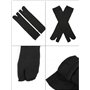 SATINIOR 6 Paires Unisexe Tabi Chaussettes Flip Flop Geta Chaussettes en Coton Chaussettes Tabi Split Toe Élastique pour Les Fem