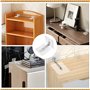 Lot de 6 Ancrage de Sécurité de Meuble, sangles d'ancrage de meubles,fixation murale avec verrou d'inclinaison pour bébé, ancrag