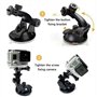 TEKCAM Support à Ventouse Suction Cup Mount pour Action Caméra, Fixation Ventouse Voiture Support Pare Brise Compatible avec Gop