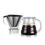 MELIOR Cafetiere, filtre permanent maille inox, 5 tasses, 0.6 l