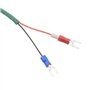BGTXINGI PT100 Sonde thermocouple en acier inoxydable 2 fils Type K 2 m 5 mm x 100 mm Haute résistance aux températures 32~800 °