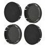 Complect de 4 pièces 60mm Centres de Roue Caches Moyeu Jante Capuchons Enjoliveurs