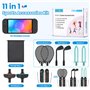Ensemble 11 en 1 Switch 2 Sports avec Clubs de Golf