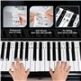 Notes de Clavier de Piano Amovibles en Silicon