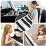 Étiquettes de Notes de Piano, Autocollant Piano Convient Aux Pianos à 88 Touches, Notes de Clavier de Piano Amovibles en Silicon