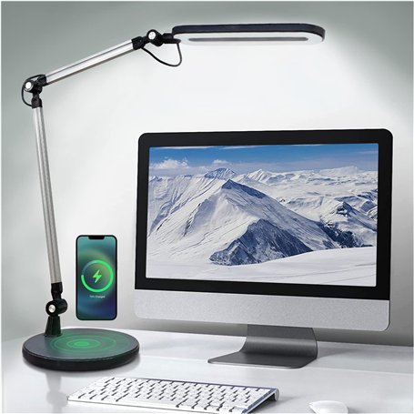 OTUS Lampe de Bureau avec Chargeur Sans Fil