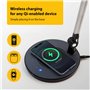 OTUS Lampe de Bureau avec Chargeur Sans Fil, Lampe de Table D'architecte LED Puissante avec 3 Températures de Couleur, Dimmable