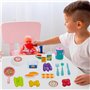 HDGSAFD 43 Jouets De Maison De Jeu Et 7 Accessoires De Fruits, Mini Jouets pour Enfants, Modèles Alimentaires Miniatures, Access