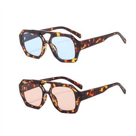 HDGSAFD Pack De 2 Lunettes De Soleil Imprimé Léopard