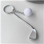 Porte-Clés De Golf 2 Pièces, Breloques De Sac, Porte-Clés sur Le Thème du Sport, Porte-Clés Cadeaux, Porte-Clés Décoratifs en Mé