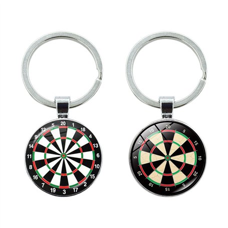 Porte-Clés Cible De Fléchettes 2 Pièces